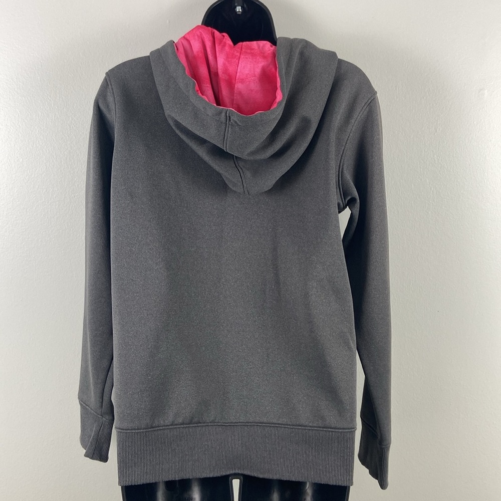 ✨3/$25✨ Under Armour Pink and Gray Hoodie - S - Picture 6 of 7